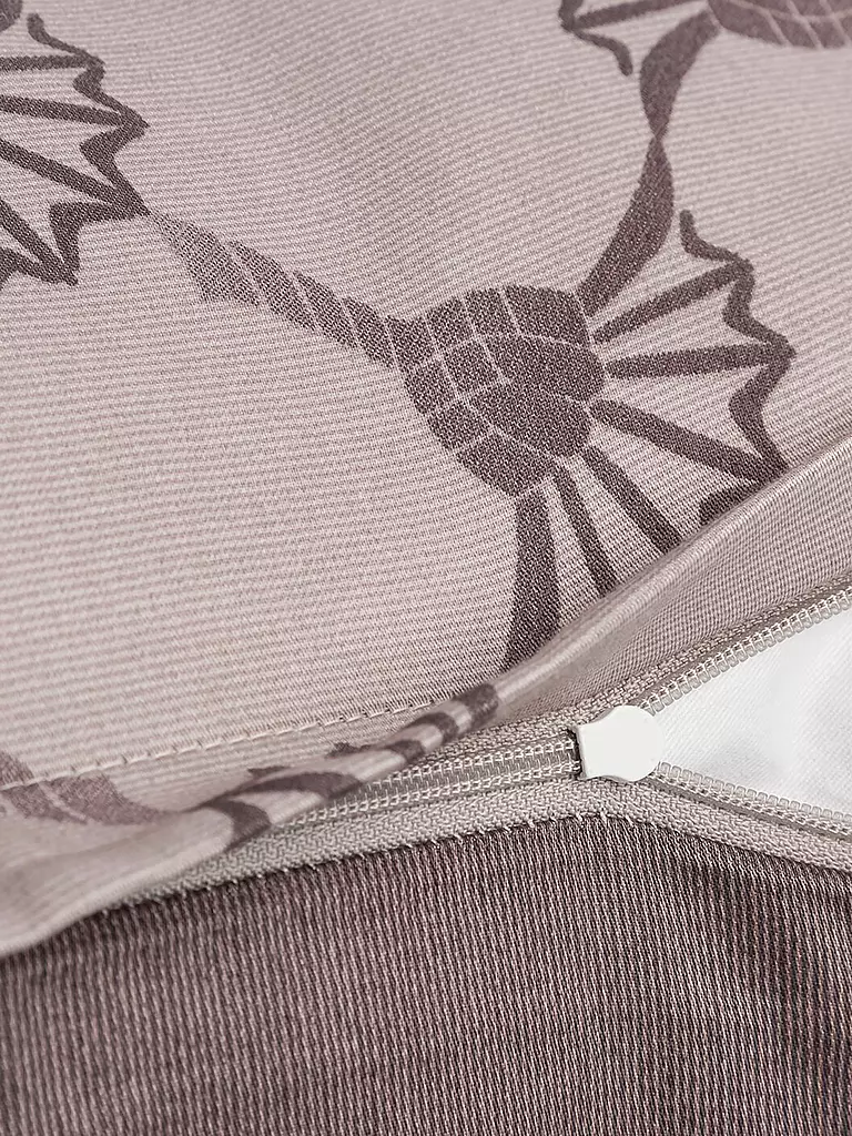 JOOP Satin Bettwäsche 70x90cm/140x200cm CORNFLOWER DOUBLE Grau grau