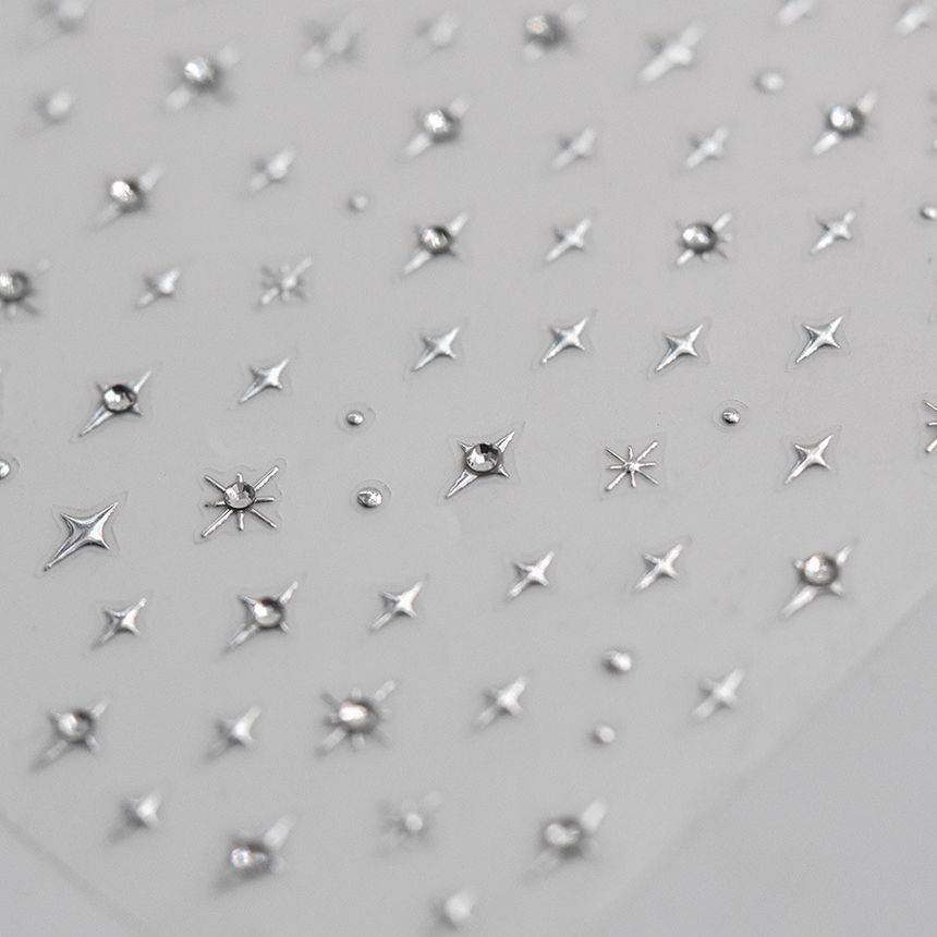 tomoni - Stervormige strass-nagelstickers