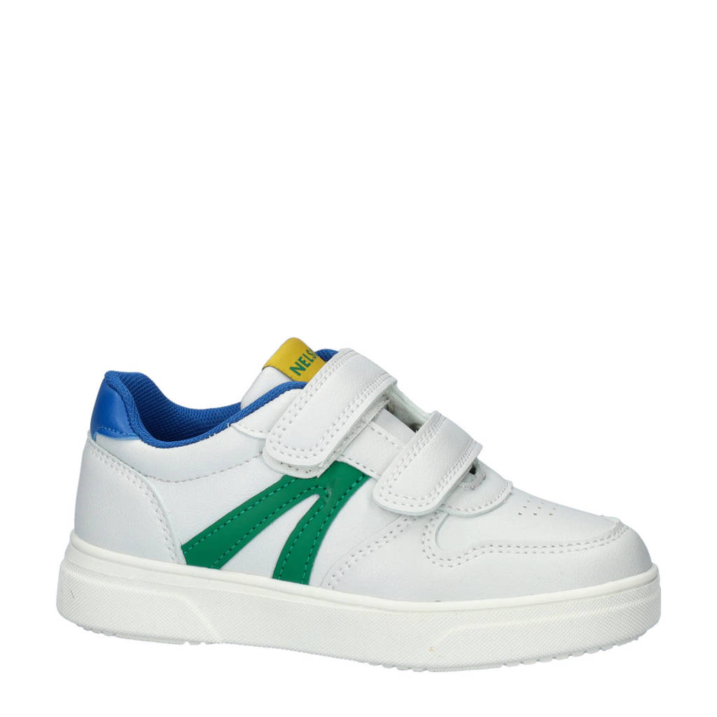 Nelson Kids sneakers wit/groen/blauw