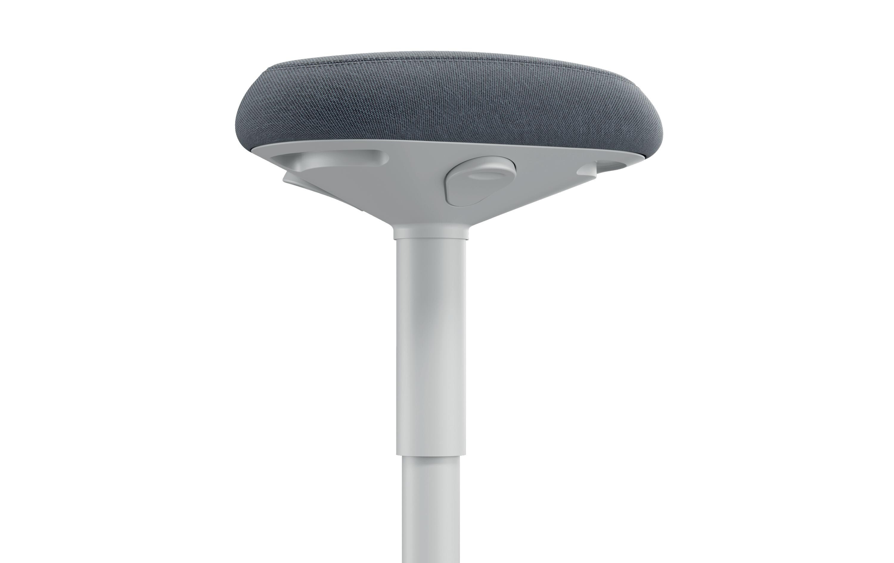 Ergo Active Stehhocker Hellgrau<br>Ergonomischer Hocker