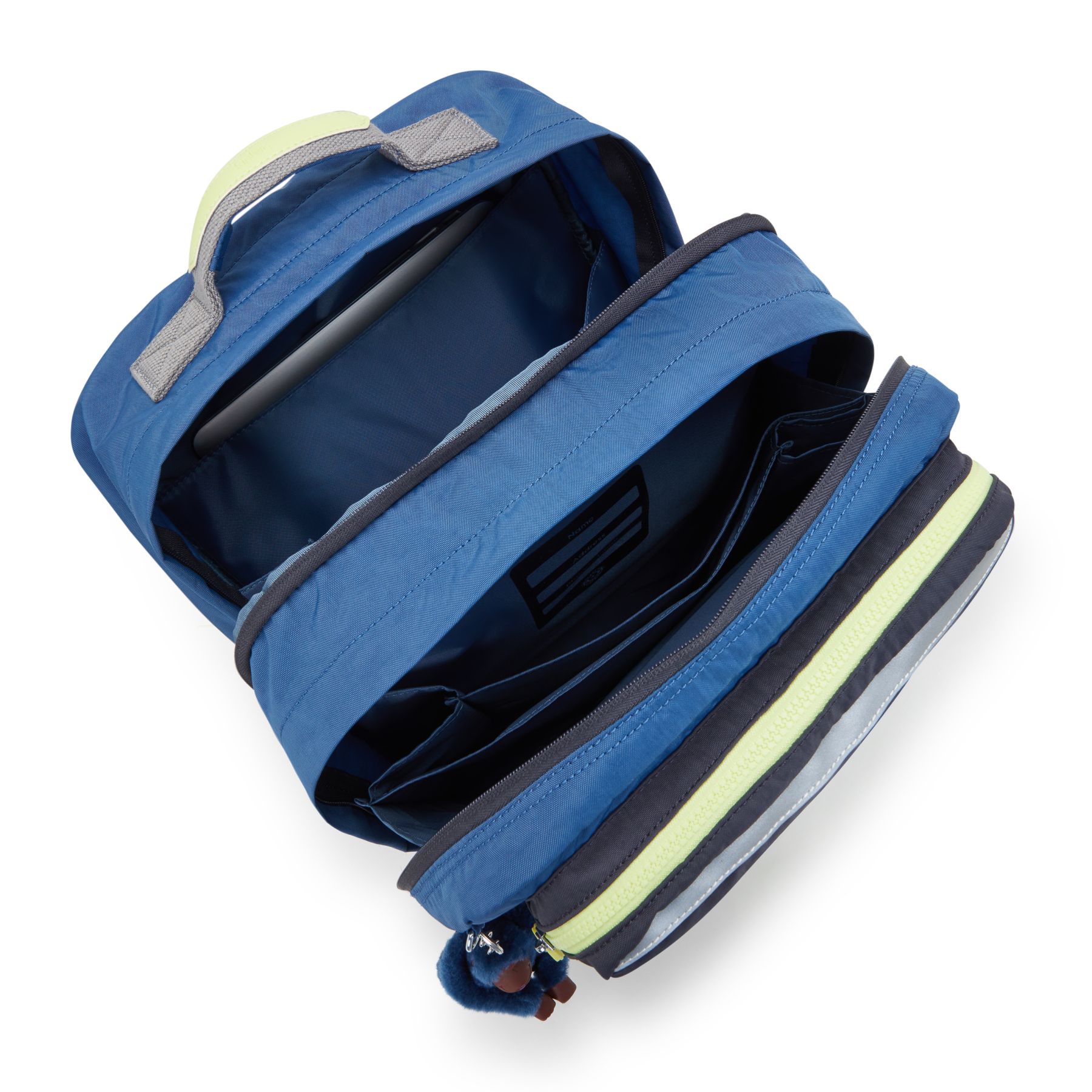 SCOTTY Grand sac à dos avec compartiment pour ordinateur portable - Fantasy Blue Block
