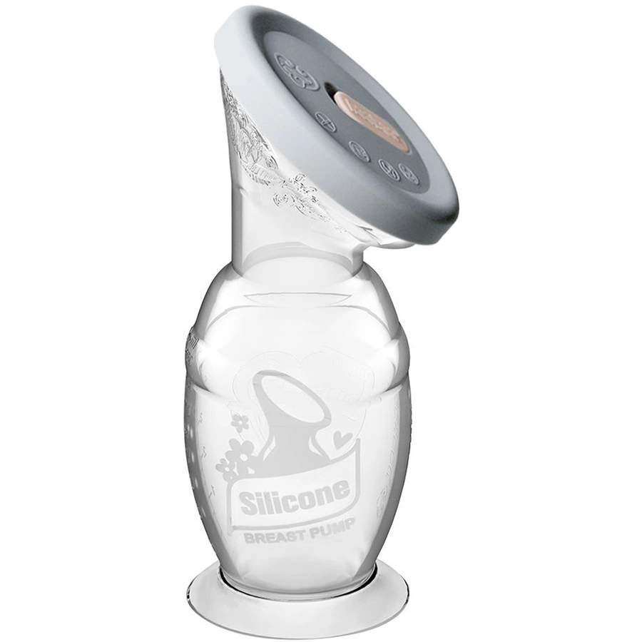 haakaa® Milchpumpe mit Saugfuß 100ml inkl. Silikondeckel