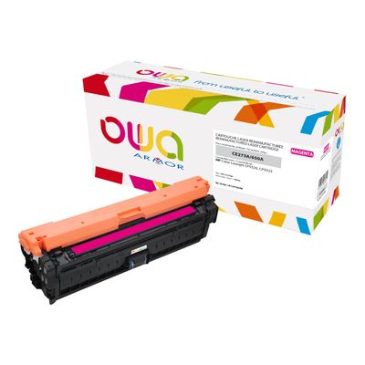 Cartouche laser compatible HP 650A - magenta - Owa K15576OW