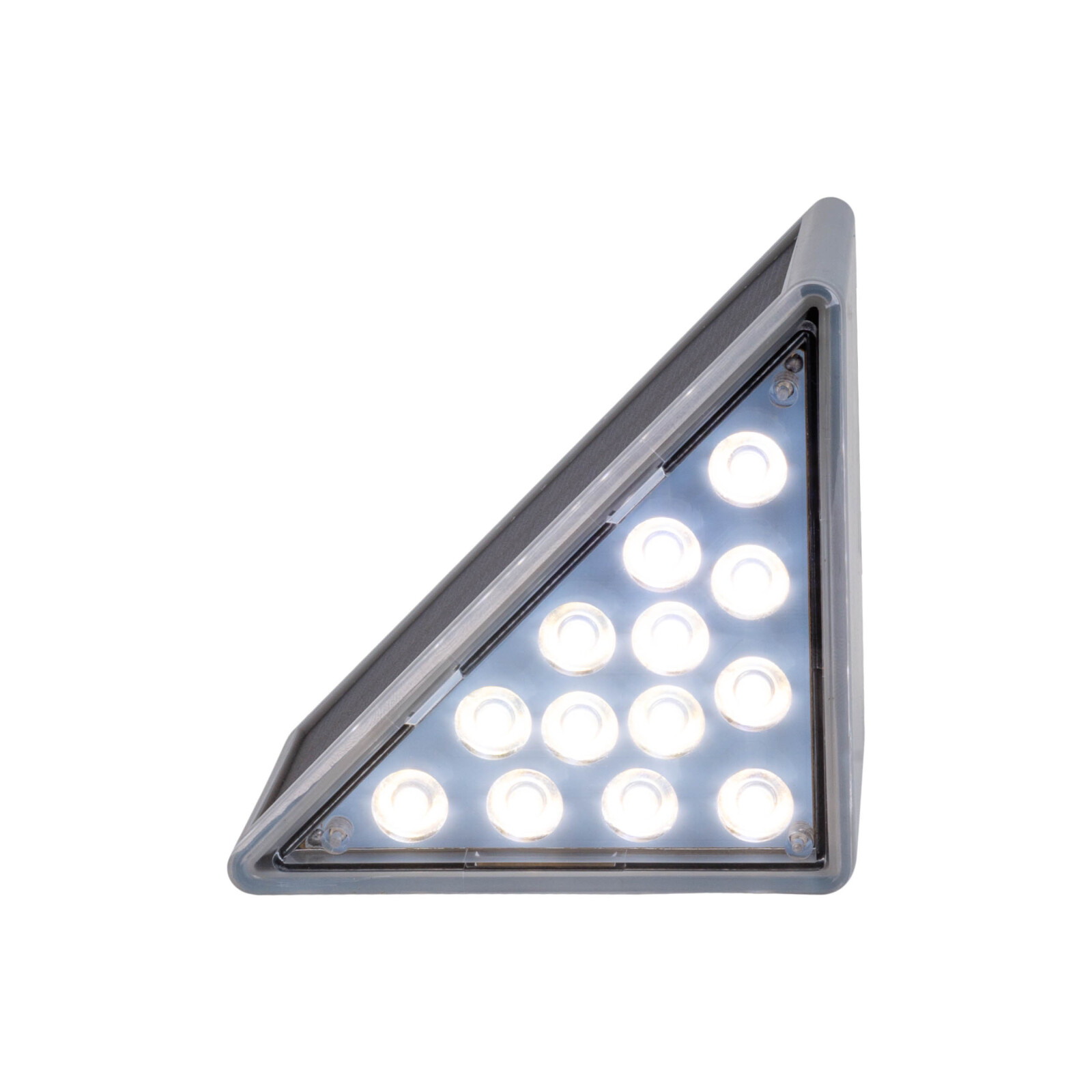 2er-Set LED-Solar-Treppenleuchte SCALA - grau