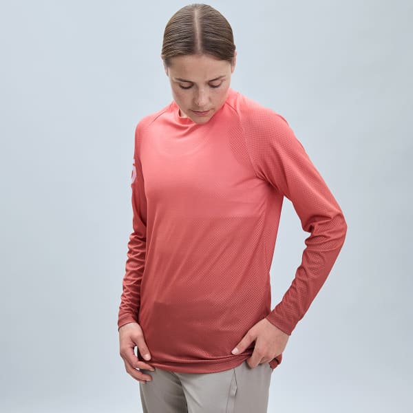 Maillot VTT POC W'S ESSENTIAL MTB LITE LS JERSEY GRADIENT AMMOLITE CORAL
