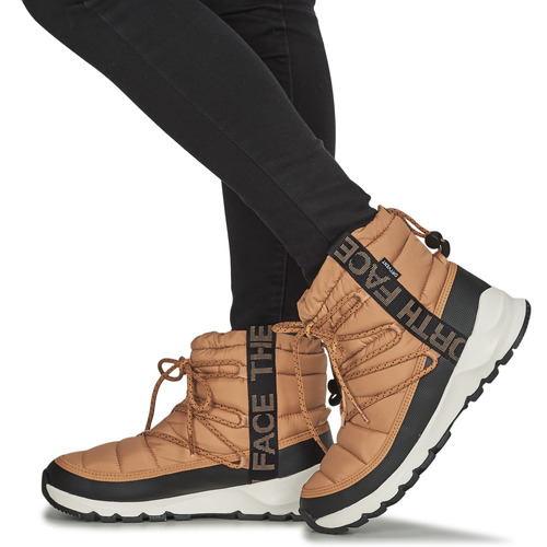 The North Face - W THERMOBALL LACE UP WP - Marron / Noir