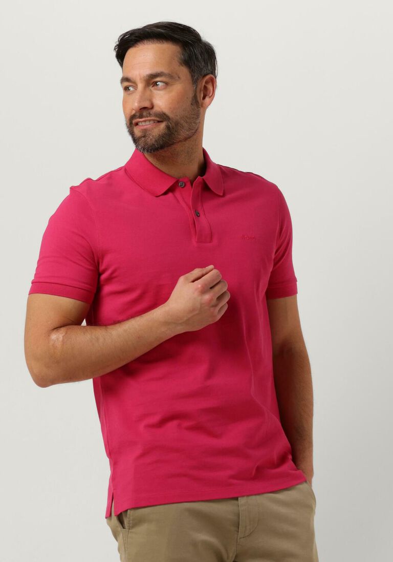 BOSS roze boss polo pallas
