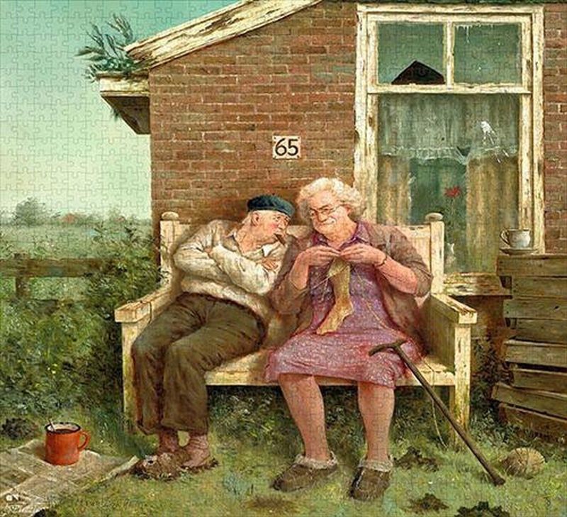 Marius van Dokkum - Puzzel - Liefde Vergaat Niet - 1000 Stukjes - Art Revisited