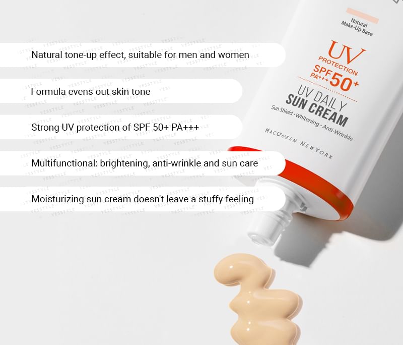MACQUEEN - UV Dagelijkse Zonnecrème (Natuurlijke Make-Up Basis)