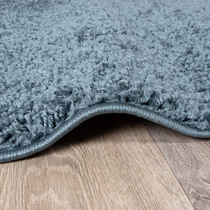 Hoogpolig vloerkleed - Lofty Blauw | Haal kleur in huis!