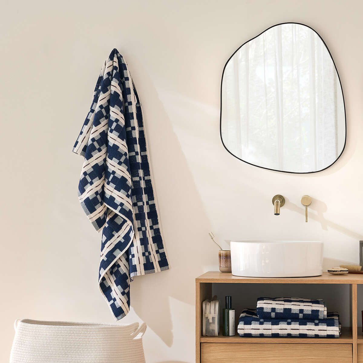 LA REDOUTE INTERIEURS<br>Toalha felpuda maxi jacquard, Meiri