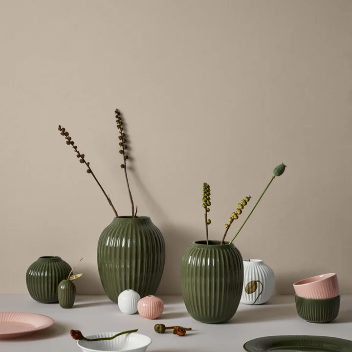 Kähler Design - Hammershøi Vase, H 10,5 cm / weiss