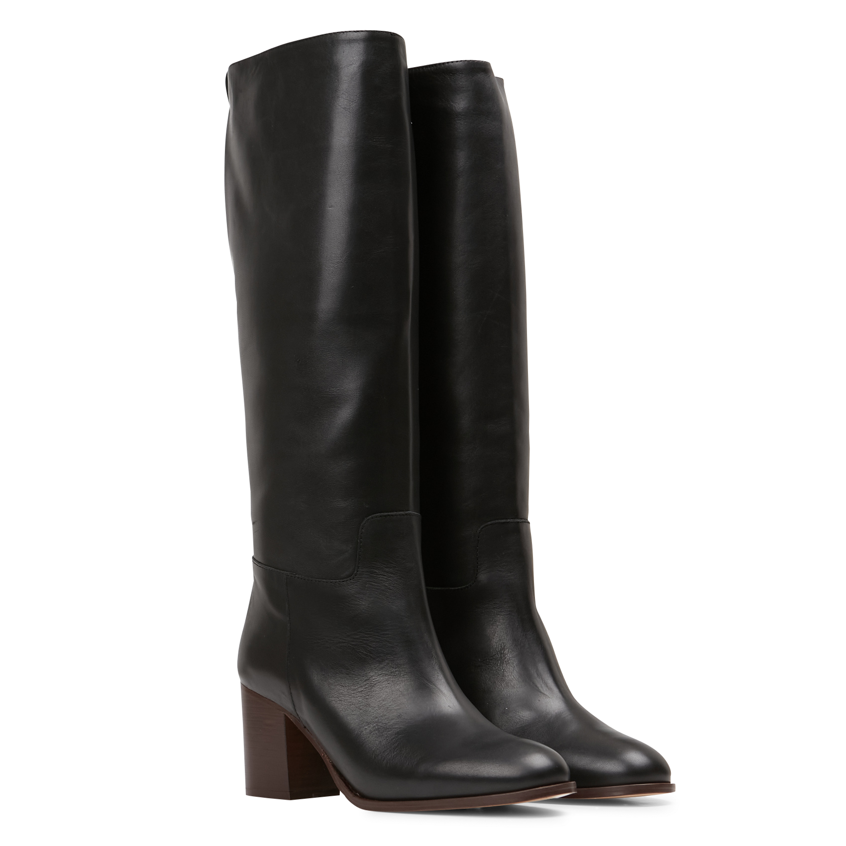 Bottes en cuir| Noir