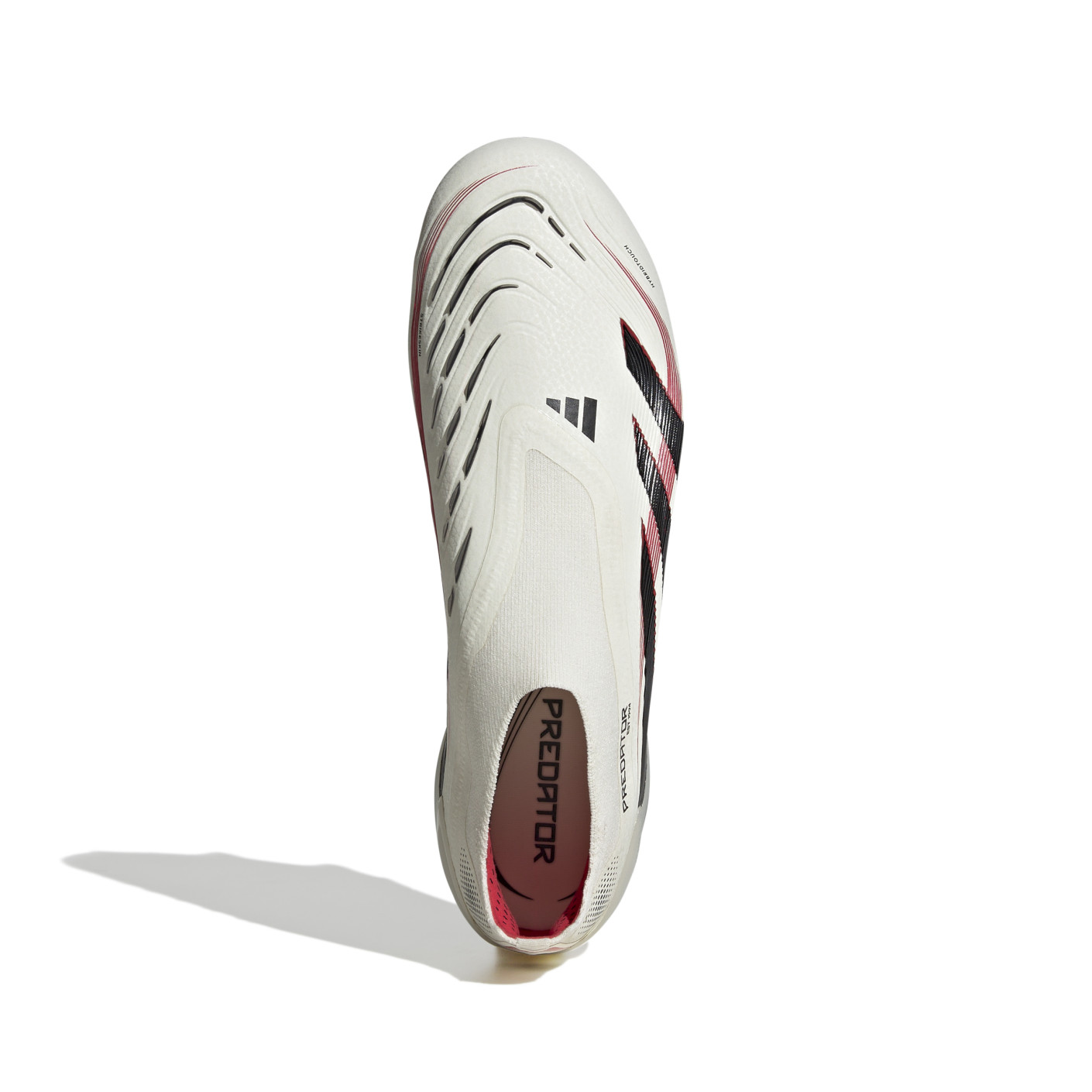 Adidas Predator Elite Veterloze IJzeren-Nop Voetbalschoenen (SG) Wit Zwart Rood
