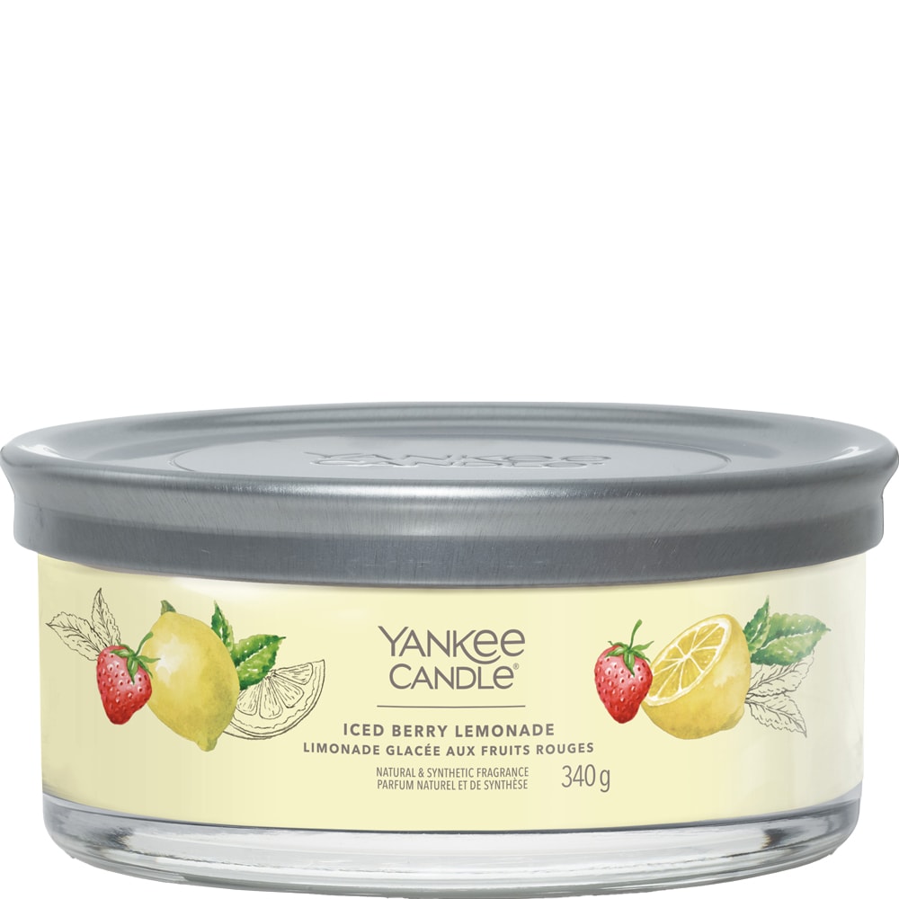 Bougie 5 mèches - Limonade glacée aux fruits rouges - 340 g