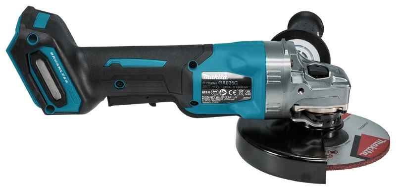 Makita GA036GZ 40V Max Haakse slijper 150 mm zonder accu en lader met veiligheidsschakelaar