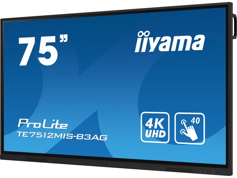 iiyama Touch Display TE7512MIS-B3AG Multitouch 75 