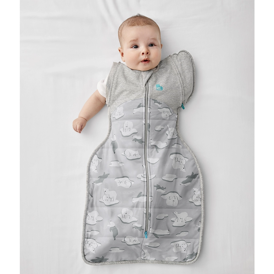 Love to dream™ Swaddle Up™ Übergangspucksack Südpol grau