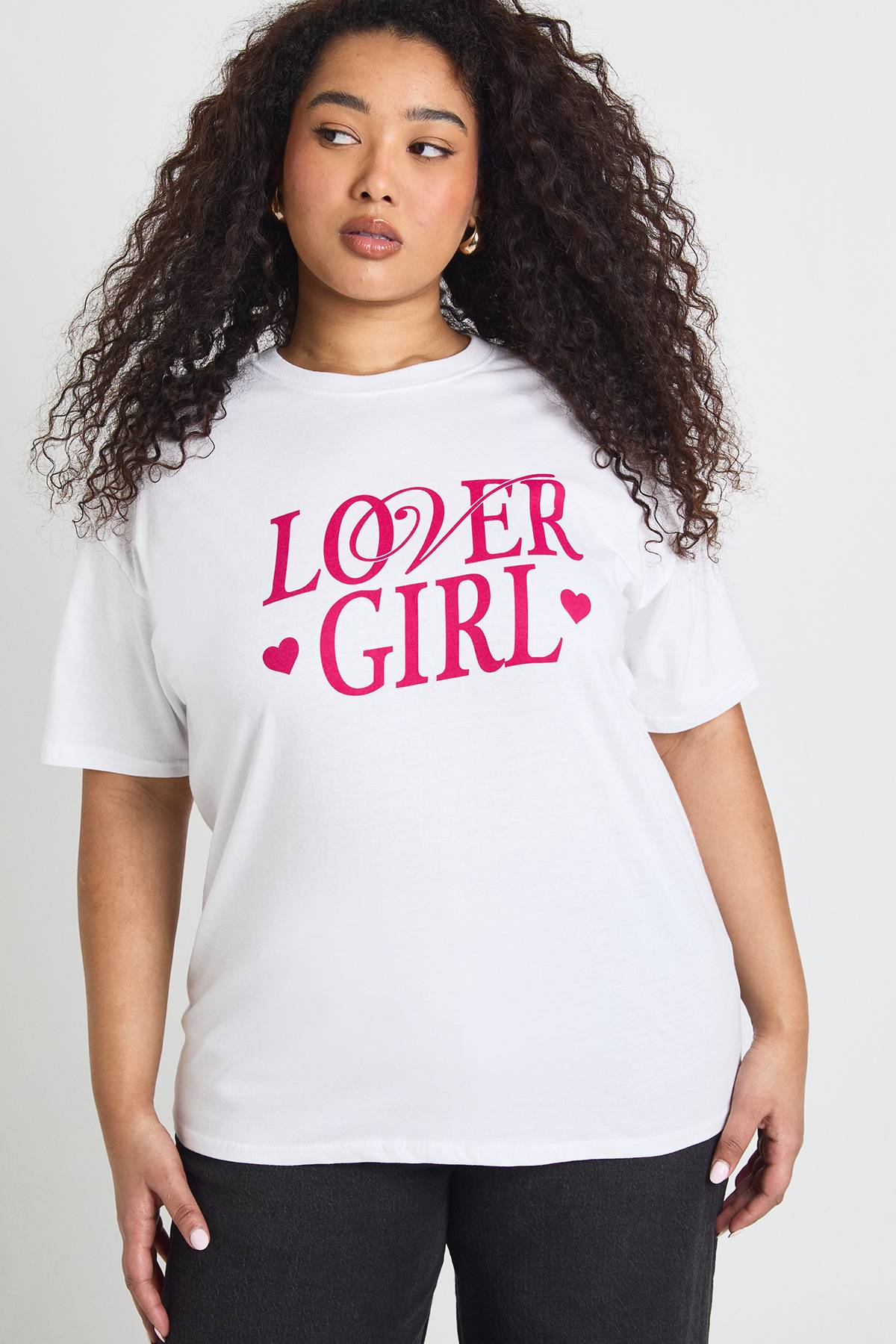 boohoo T-shirt Graphique Grande Taille Saint-Valentin 