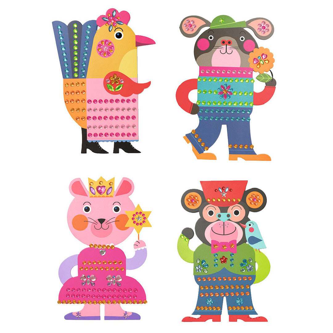 Djeco knutselset creëren met stickers - sparkles