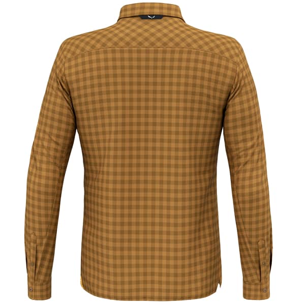Chemise randonnée SALEWA PUEZ DRY M L/S SHIRT GOLDEN BROWN