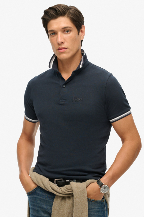 Superdry blauwe heren polo