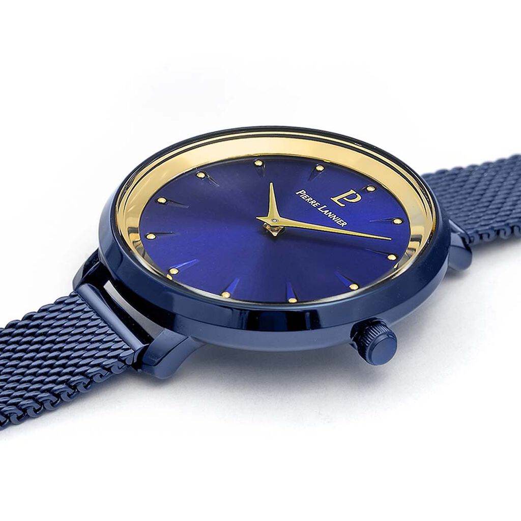 Montre Pierre Lannier Asteroide Bleu