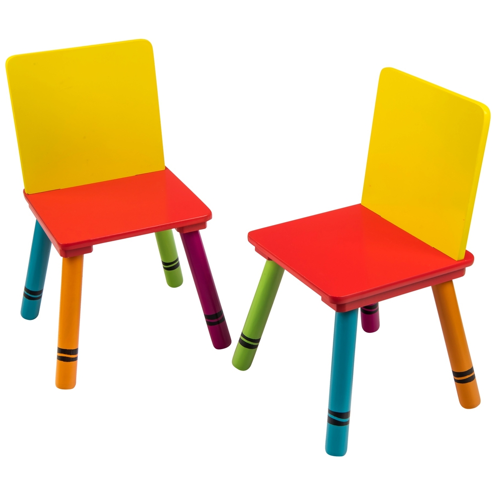 Tisch- und Stuhlset aus Holz