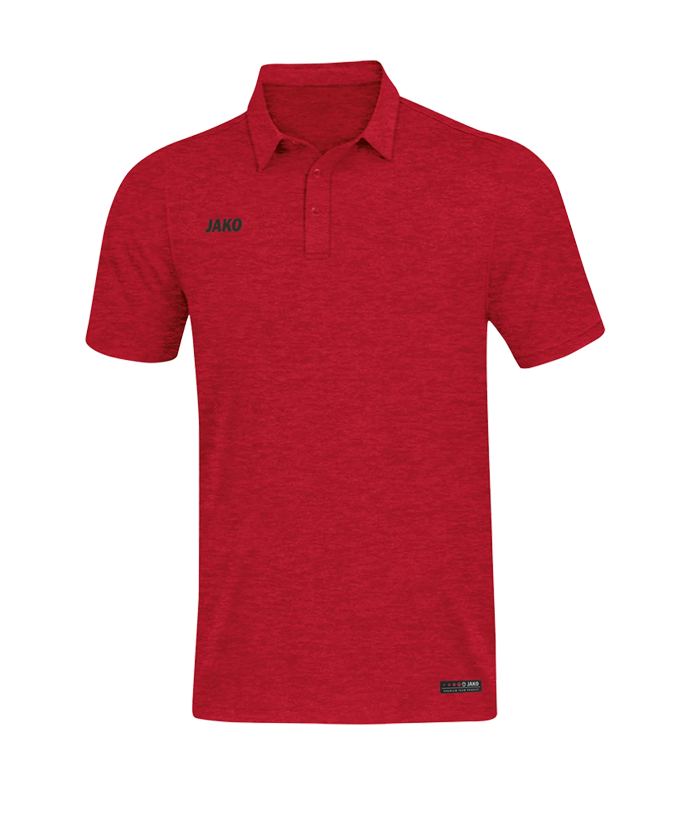 JAKO Premium Basics Poloshirt Rot F01