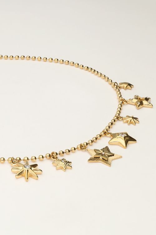 Starry bedel ketting met sterren