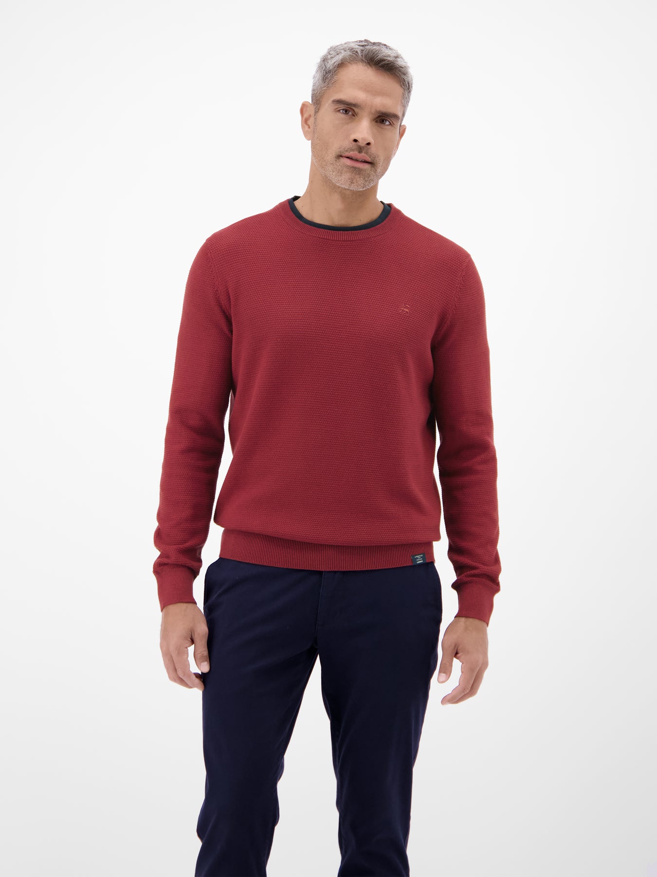 Herren Strickpullover in Twist-Struktur