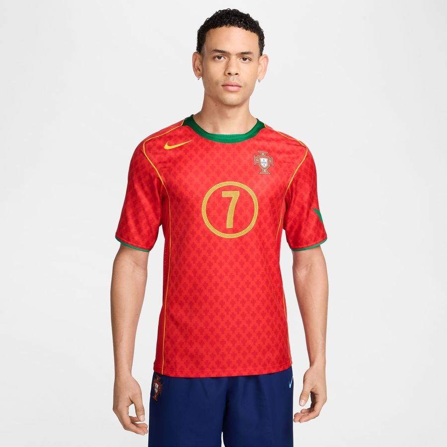 Portugal Maillot Domicile EURO 2004 FIGO 7 Reissue