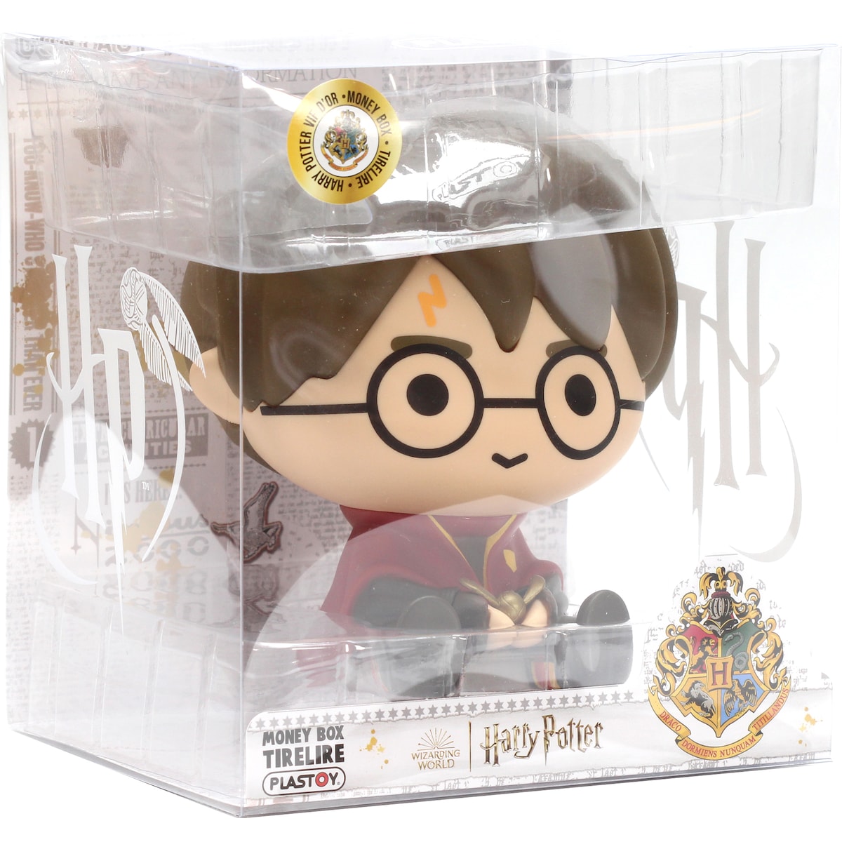Plastoy Chibi Harry Potter and The Golden Snitch sparegris