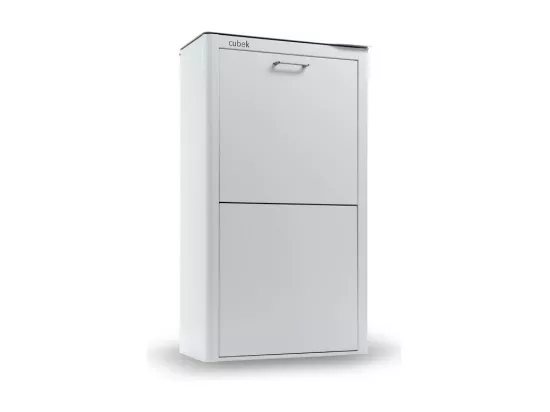 Poubelle cuisine de tri sélectif - 4 compartiments de 20L- CUBEK