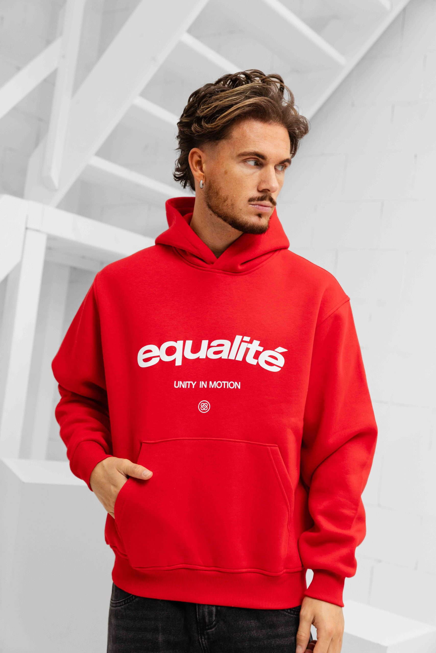 Equalité Celeste Hoodie Heren Rood