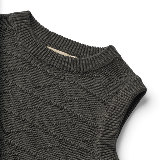 Wheat Bobby Vest, Raven, 122 cm
