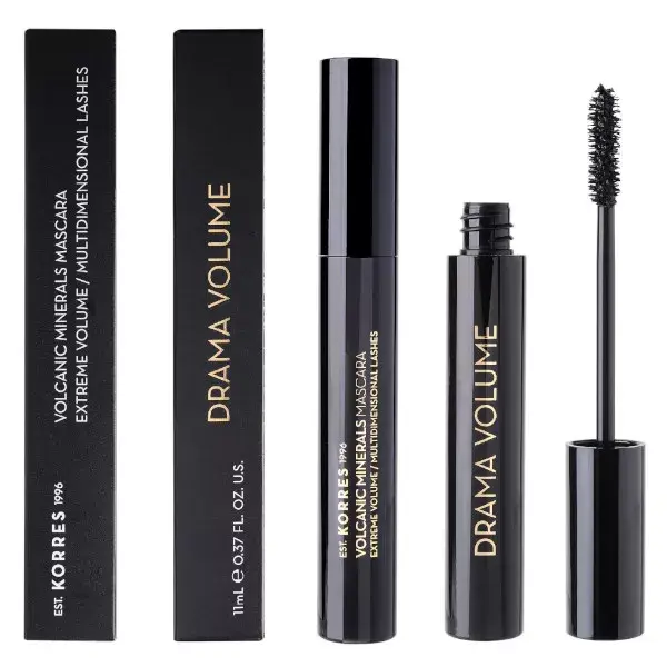 Korres Mineraux Volcaniques Mascara Effet Faux Cils N°01 Noir 11ml