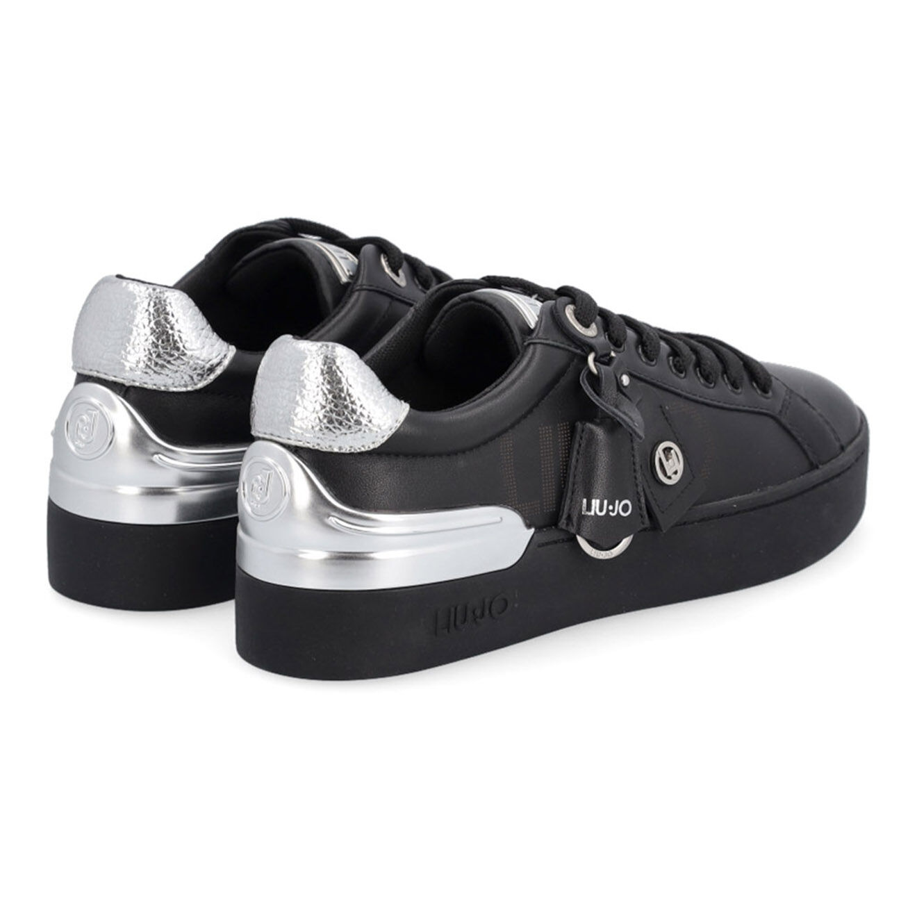 Liu-Jo Sneakers Silvia noir/argenté
