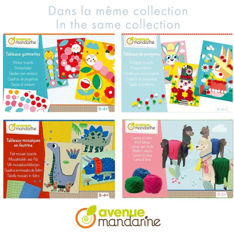 Boîte créative, Pantins à construire, Insectes - Multicolore