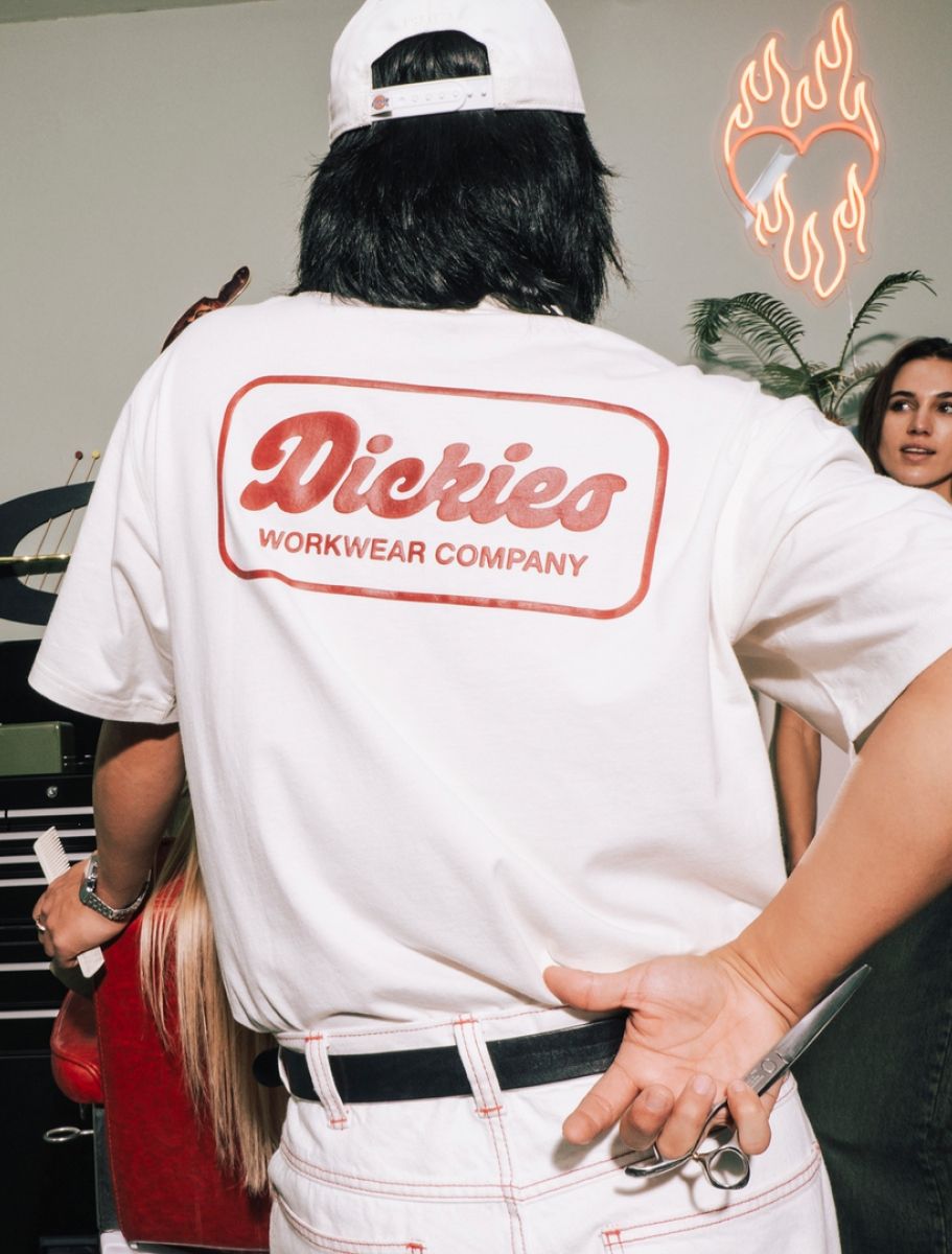 Dickies Lewistown SS Tee Egret