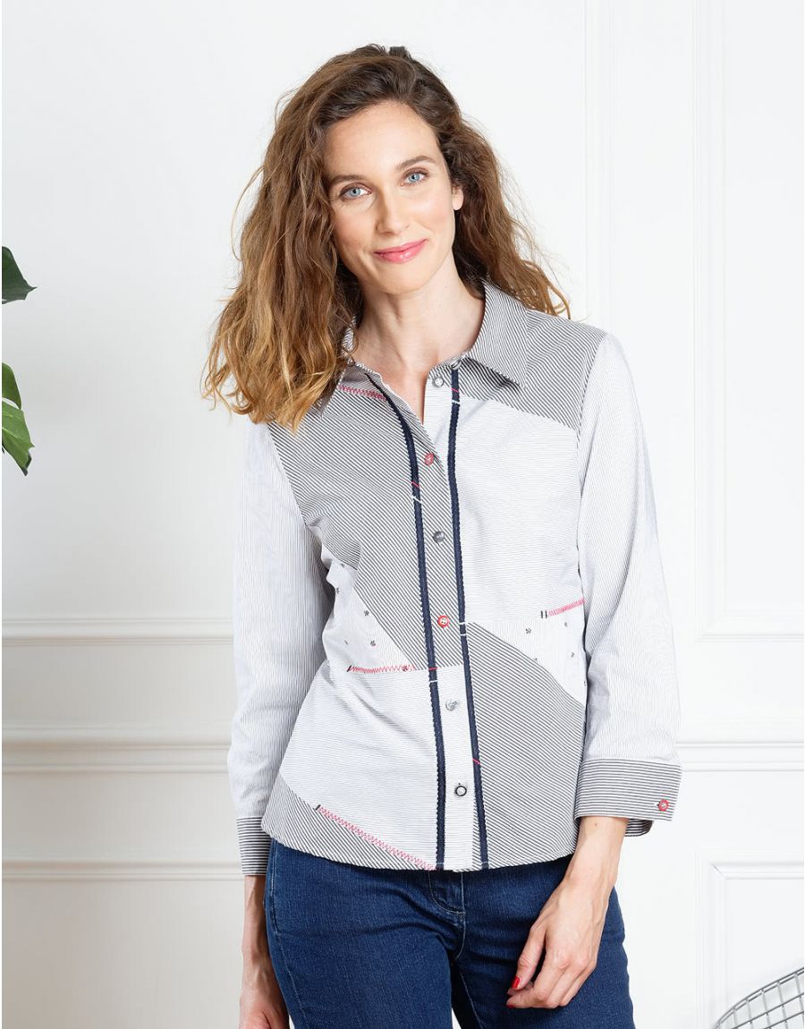 Chemise à rayures