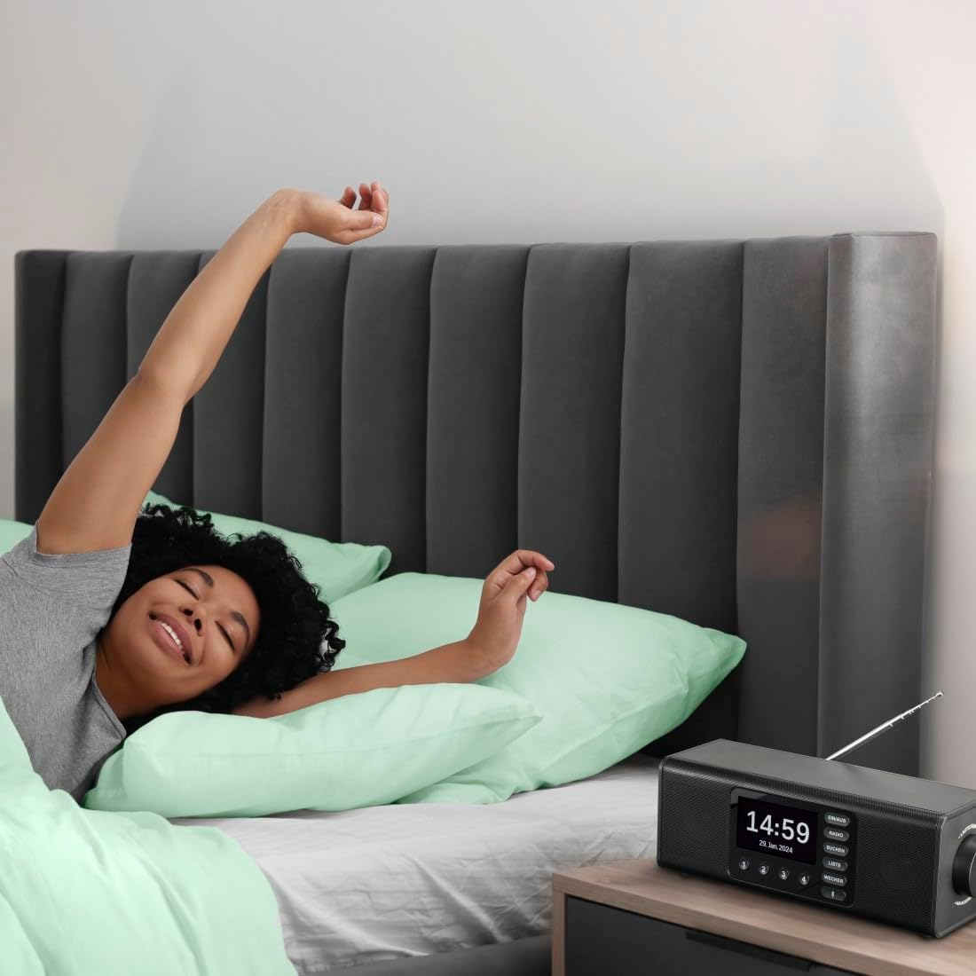 DR1001BT Digitalradio DAB/DAB  FM Radio mit 4.3