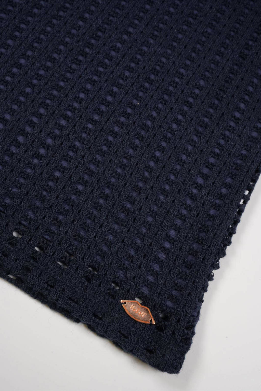 NoBell’ gebreidetop Kawai donkerblauw
