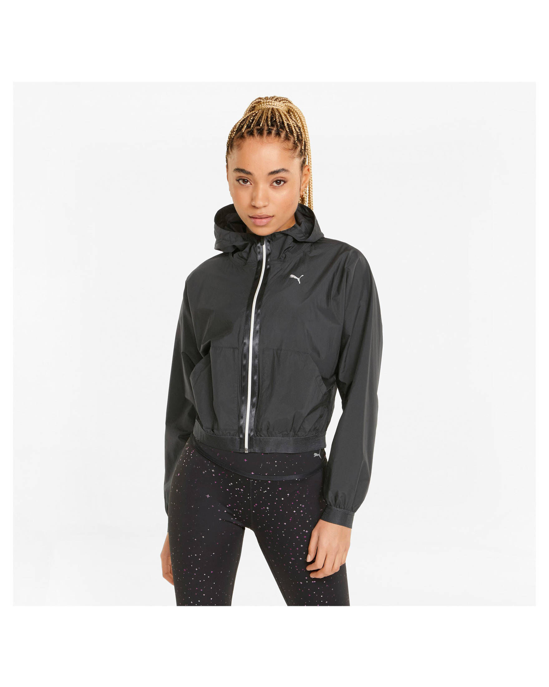 Puma| Damen Trainingsjacke STARDUST Cropped Fit