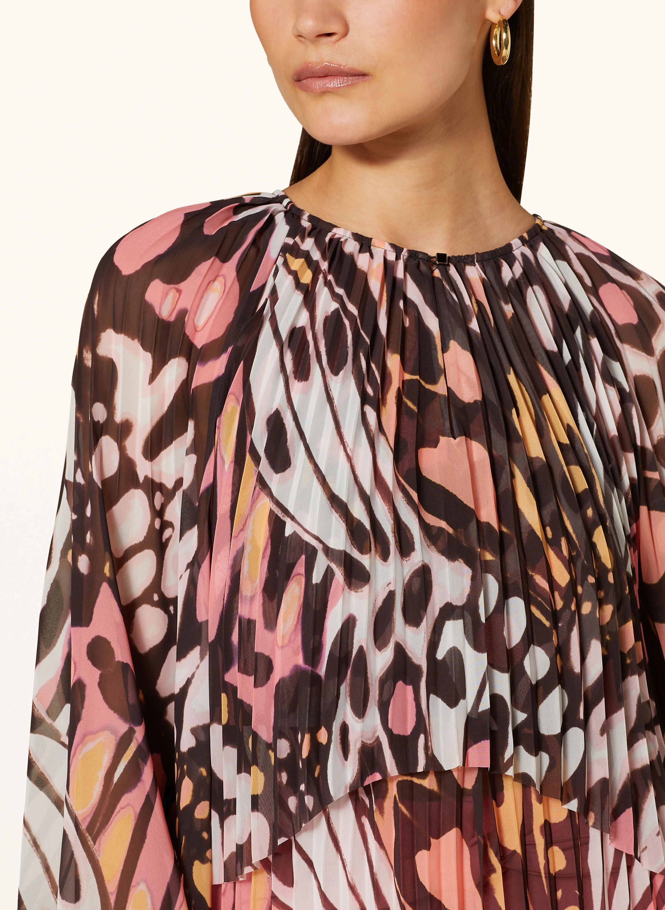 MARC CAIN Blusenshirt mit Plissees