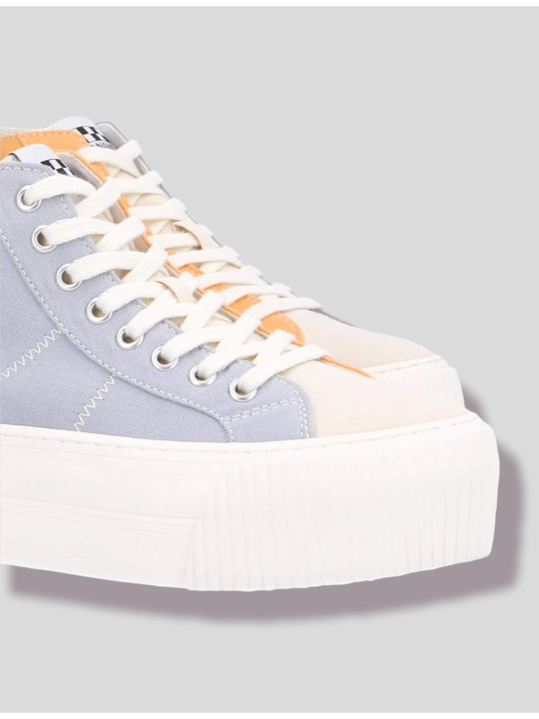 No Name - IRON MID Soft Canvas Sky/Abricot