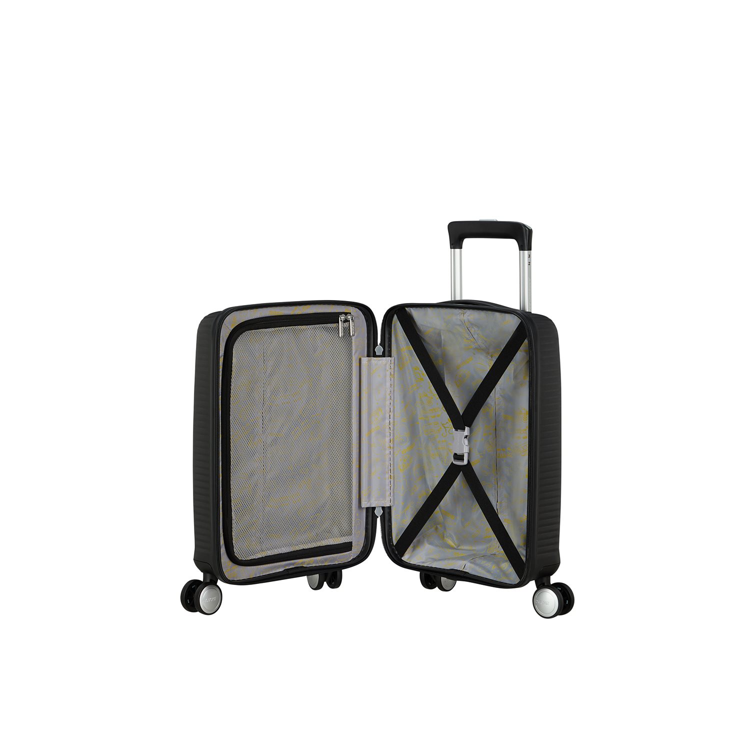 American Tourister Soundbox Mini Spinner 47 bass black
