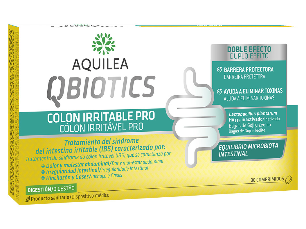SUPLEMENTO AQUILEA QBIOTICS COLON IRRITÁVEL 30 C