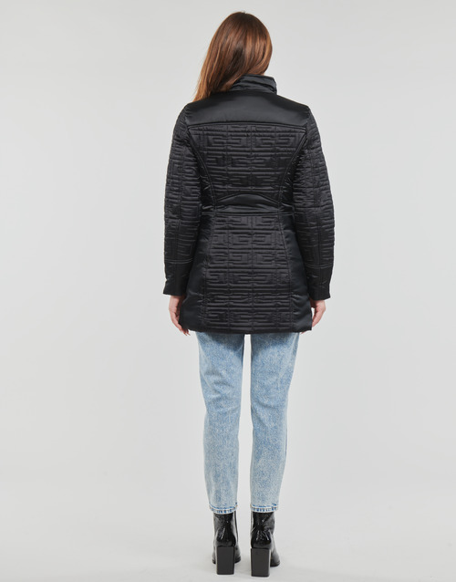 Guess - MARINE LONG JACKET - Noir