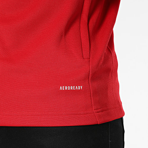 Veste Zippée A Bandes GP6464 Rouge